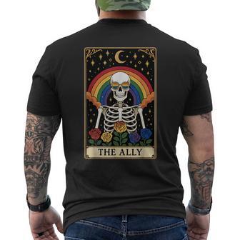 The Ally Tarot Card Men's T-shirt Back Print - Thegiftio UK