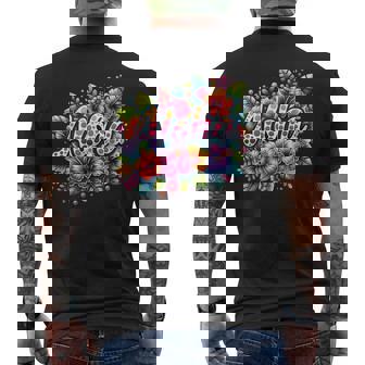 Aloha Tropical Flowers Summer Vacation Hawaii Beach Family Men's T-shirt Back Print - Thegiftio