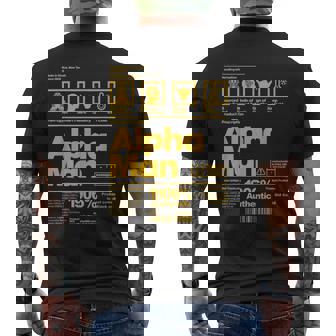Alpha African 1906 Fraternity Information Description Men's T-shirt Back Print - Thegiftio UK