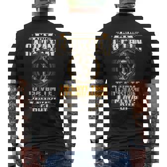 I Am The Captain メンズTシャツ バックプリント - Kawaiitshirt