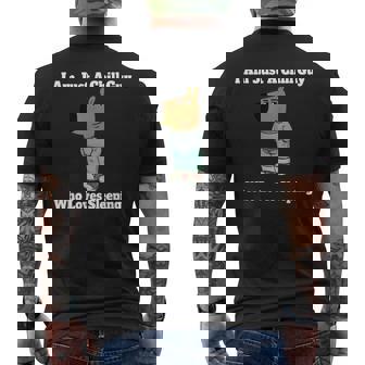 I Am Just A Chill Guy Who Loveleep My New Character メンズTシャツ バックプリント - Kawaiitshirt