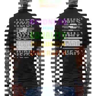 Amabilidad Paz Igualdad Inclusión Diversidad Orgullo In Mangas Camiseta Hombre Estampado Espalda - Regaloses
