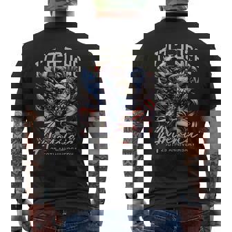 America 250Th Anniversary Eagle Us Flag July 4Th 2026 Men's T-shirt Back Print - Monsterry