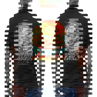 America's Gulf Trump 2024 Retro Beach Usa America Mexico Men's T-shirt Back Print | Mazezy