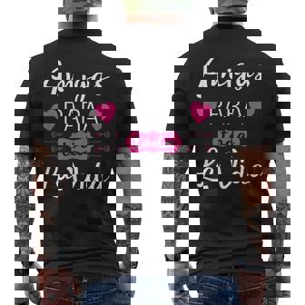 Amigas Para Toda Laida Mejores Amigas Latina Camiseta Hombre Estampado Espalda - Regaloses