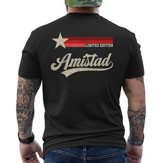 Amistad Vintage Rca House Of Friendship Men's T-shirt Back Print - Thegiftio UK