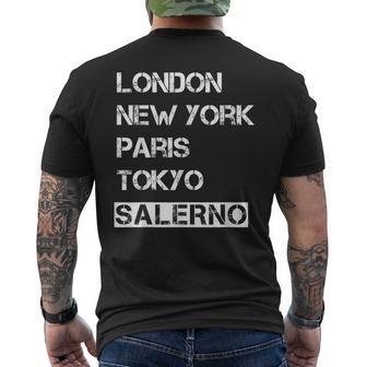 Amo La Mia Cittàalerno La Mia Casa T-shirt da uomo con stampa posteriore - Novitaregali