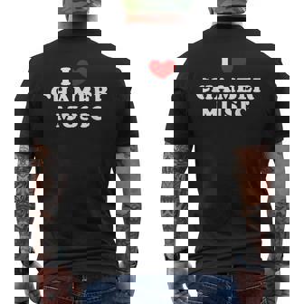 Amo La Musica Da Camera Amo La Musica Da Camera T-shirt da uomo con stampa posteriore - Novitaregali