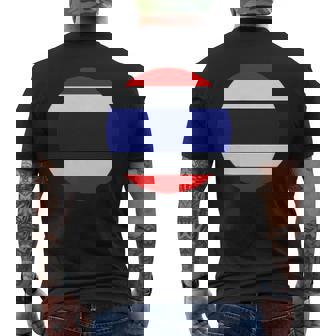 Amore Thailandia Bandiera Cuoreu Thailandia T-shirt da uomo con stampa posteriore - Novitaregali