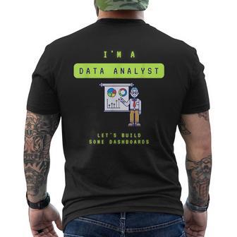 Analyste De Donnéescientifique Power Biql Tableau De Bord Entrepôt Ia T-shirt imprimé au dos - Cadeauxyz