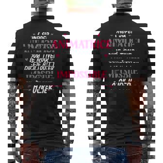 Animatrice Périscolaire Qui Déchireuper Animatrice T-shirt imprimé au dos - Cadeauxyz