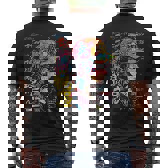 Anime Manga Motivo Colorido Arte Anime Camiseta Hombre Estampado Espalda - Regaloses