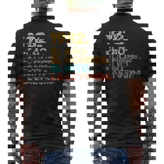 Año Hombre Mito Leyenda Cumpleaños Regalointage 1982 Camiseta Hombre Estampado Espalda - Regaloses