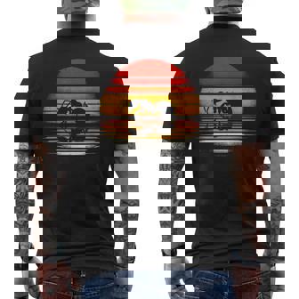 Antunset レトロスタイル サファリ ヴィンテージ 70年代の昆虫 メンズTシャツ バックプリント - Kawaiitshirt