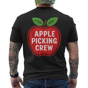 Apple Picking Crew Harvest Coolest Apple In The Orchard Men's T-shirt Back Print - Thegiftio UK