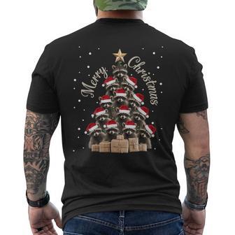 Arbre De Noël De Raton Laveur Arbre De Noël De Raton Laveur T-shirt imprimé au dos - Cadeauxyz