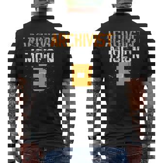 Archivero Mode On Historian Clerk Registrar Archivero Camiseta Hombre Estampado Espalda - Regaloses