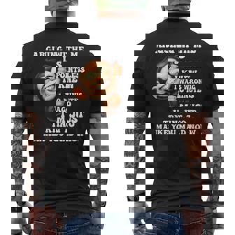 Arguing With Me Is Pointless I Knew I Was Wrong Monkey Men's T-shirt Back Print - Thegiftio UK