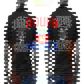 Armoiries De Rouen France T-shirt imprimé au dos - Cadeauxyz