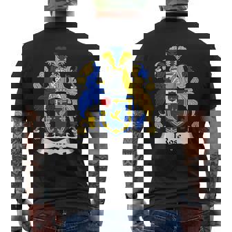 Armoiries Rose Blason De La Famille T-shirt imprimé au dos - Cadeauxyz