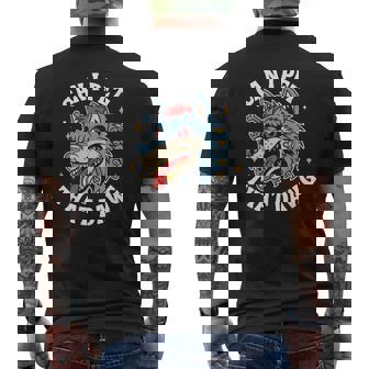 Arte De Tatuaje Can Pet Dawg Wolf Camiseta Hombre Estampado Espalda - Regaloses