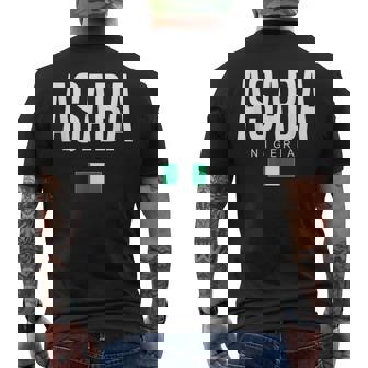 Asaba Nigeria メンズTシャツ バックプリント - Kawaiitshirt