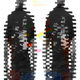 Asino Con Occhiali Daole T-shirt da uomo con stampa posteriore - Novitaregali