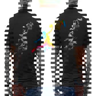 Athletic Coach Custom Cool Game Day Drip Basketball Player Men's T-shirt Back Print - Thegiftio UK