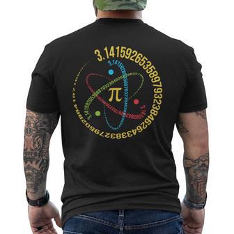 Atom Pi Math Science Stem 314 Pi Day Men's T-shirt Back Print | Seseable FR