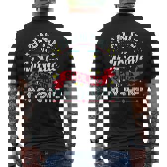 Auntie Is My Name Spoiling Is My Game Men's T-shirt Back Print - Monsterry