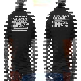 Aura Energy 67 Six Seven Meme Gen Alpha Slang Men's T-shirt Back Print - Thegiftio