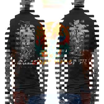 Australia G'day Mate And Aussie Animals Kangaroo Koala Emu メンズTシャツ バックプリント - Kawaiitshirt