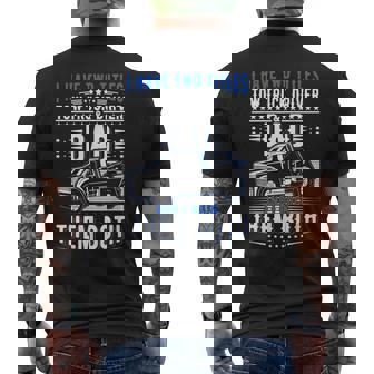 Autista Di Carro Attrezzi Papà Carro Attrezzi Padre T-shirt da uomo con stampa posteriore - Novitaregali