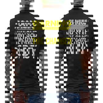 Automobile Pneumatico Piatto Cambio Cambio Cambio Pneumatico Professionalemontagomme T-shirt da uomo con stampa posteriore - Novitaregali