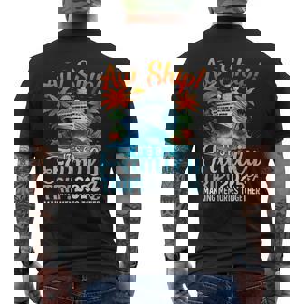 Aw Its A Family Trip 2025 Summer Matching Family Cruise Men's T-shirt Back Print - Thegiftio