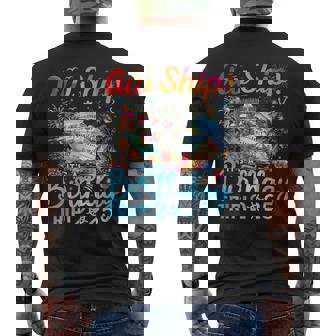 Aw Ship It's A Birthday Trip Cruise Birthday Vacation 2025 Men's T-shirt Back Print - Thegiftio