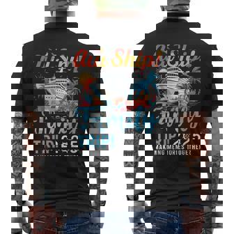 Aw Ship It's A Family Trip 2025 Family Matching Cruise Trip Men's T-shirt Back Print - Monsterry