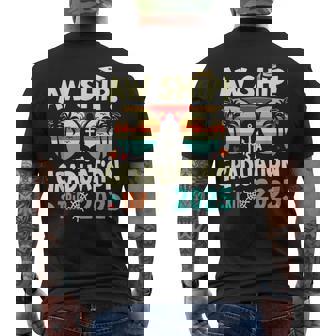 Aw Ship It's A Graduation Trip 2025 Graduation Cruise 2025 Men's T-shirt Back Print - Thegiftio