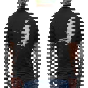 B747 ジャンボジェット メンズTシャツ バックプリント - Kawaiitshirt