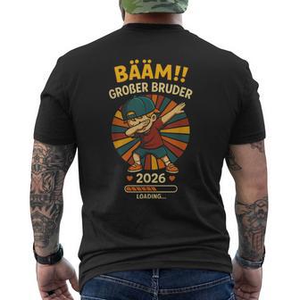 Baam Großer Bruder 2026 Loading Bääm T-Shirt mit Rückendruck - Geschenkecke
