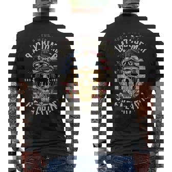 Baby Boomer Skull Patriotic 1946-1964 Men's T-shirt Back Print - Thegiftio