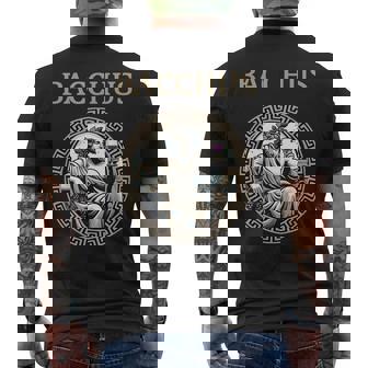 Bacchus Römischer Gott Des Weins Und Der Feste Antike T-Shirt mit Rückendruck - Geschenkecke