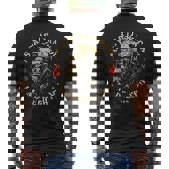 On Back As Far As I Know I'm Delightful Monkey Quote Men's T-shirt Back Print | Mazezy