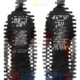 Back It Up Terry Put It In Reverse 4Th Of July Men's T-shirt Back Print | Mazezy
