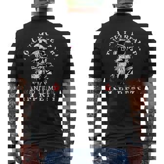 On Back Touch My Beard And Tell Me I'm Pretty Monkey Men's T-shirt Back Print - Monsterry