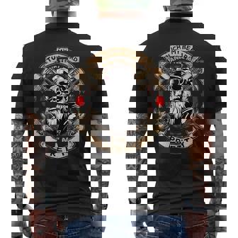 On Back Touch My Beard And Tell Me I'm Pretty Monkey Men's T-shirt Back Print - Monsterry