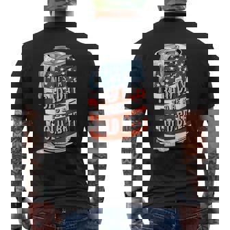 Bad Day To Be A Cold Beer 4Th Of July Drinking Men's T-shirt Back Print | Mazezy