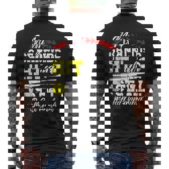Ball Grandad Baseball Softball Grandad Of Ballers Men's T-shirt Back Print - Monsterry