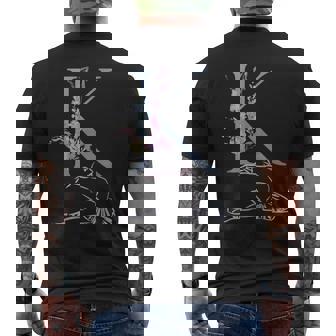 Balla バレエ ダンス イニシャル 名前 K Dance モノグラム バレエ メンズTシャツ バックプリント - Kawaiitshirt