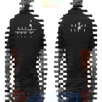 Baloncesto Latidos De Corazón Regalo Jugadores De Baloncesto Camiseta Hombre Estampado Espalda - Regaloses